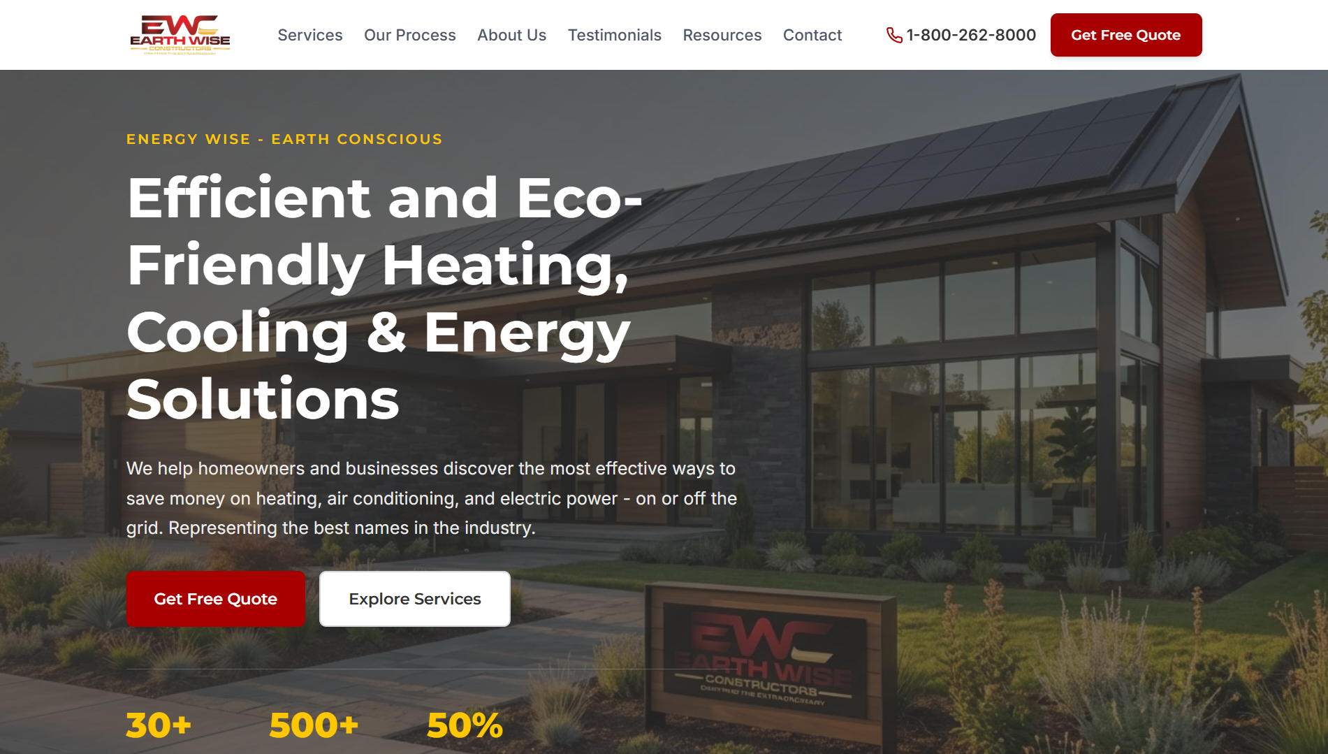 Redesigned Website Preview
